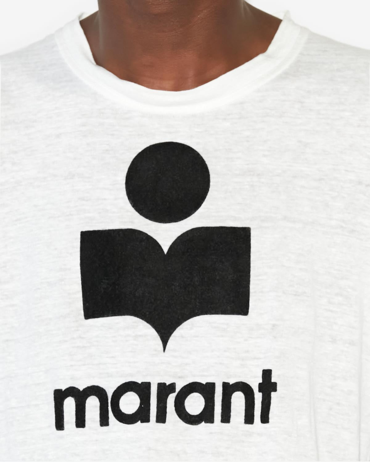 T-shirt karman mit logo Man Weiß 2