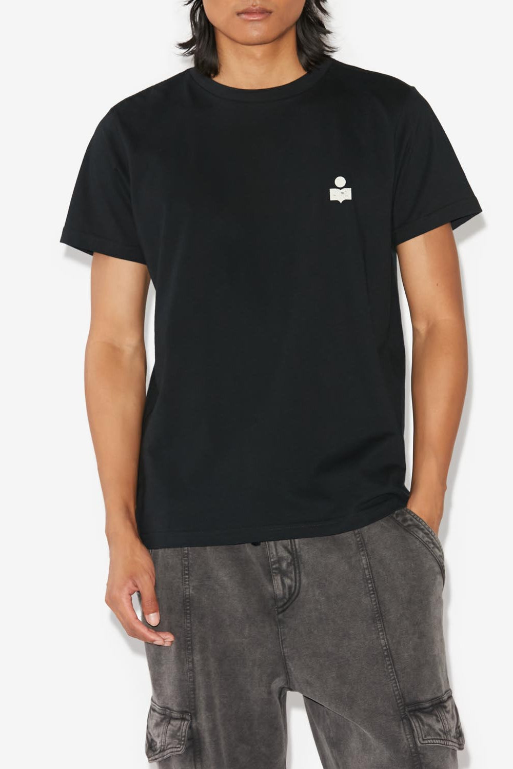 ザッファーロゴtシャツ - Black and ecru - Man - 4