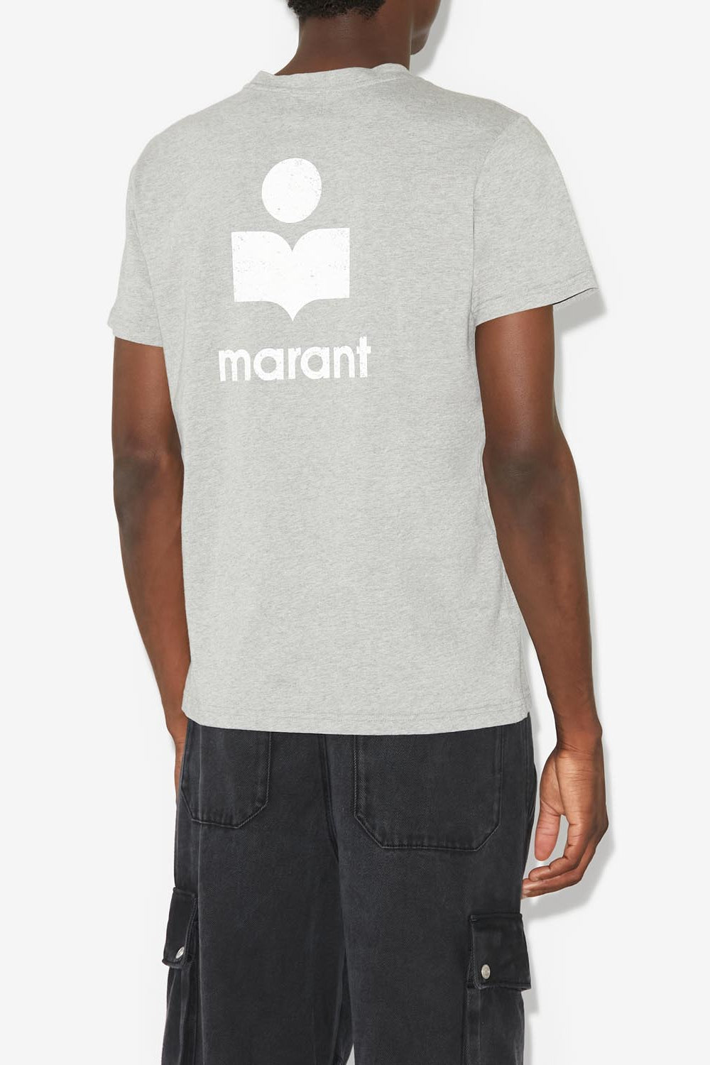 ザッファーロゴtシャツ - Ecru and gray - Man - 5