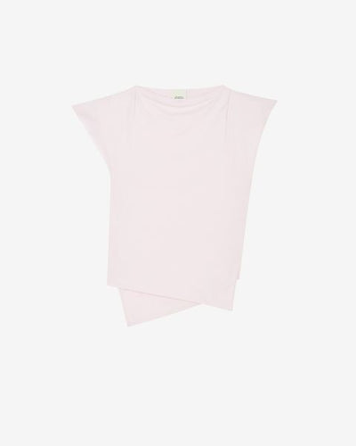 Sebani padded asymmetric t-shirt - Light pink - Woman - 8