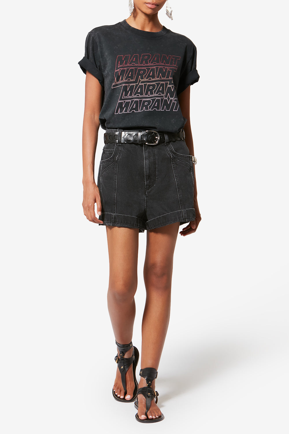 T-shirt en coton à manches courtes zoeline - Offnoir - Woman - 2