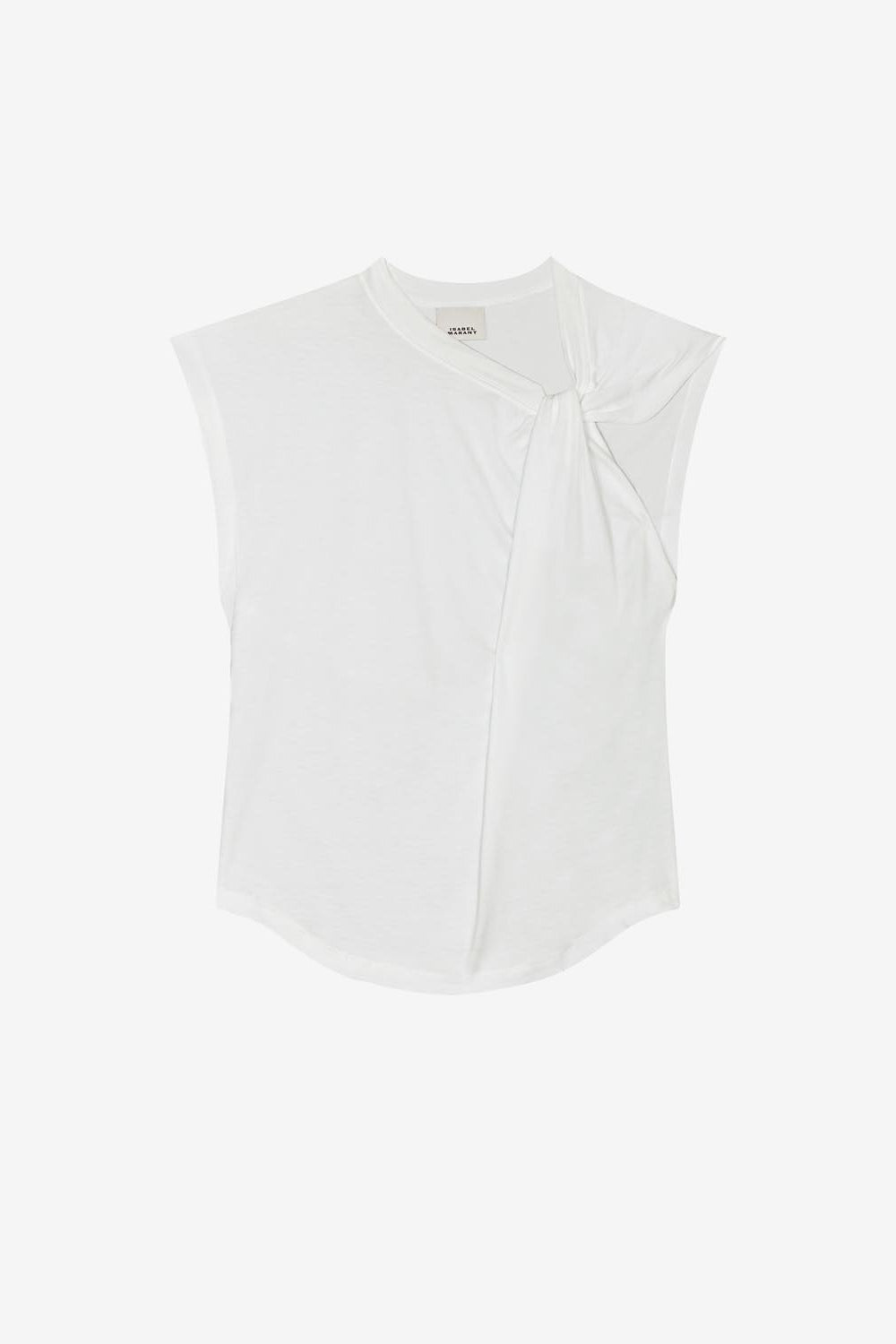 Nayda asymmetrical short-sleeve t-shirt - White - Woman - 1