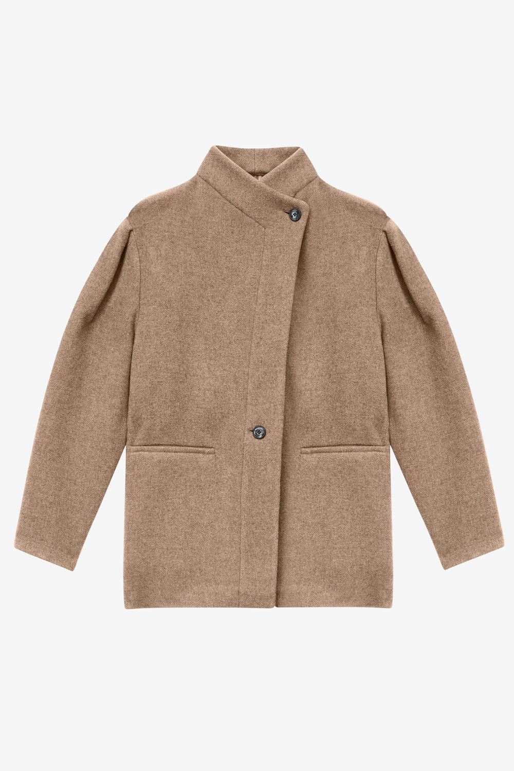 Veste jabadi en laine mélangée - Taupe - Woman - 1