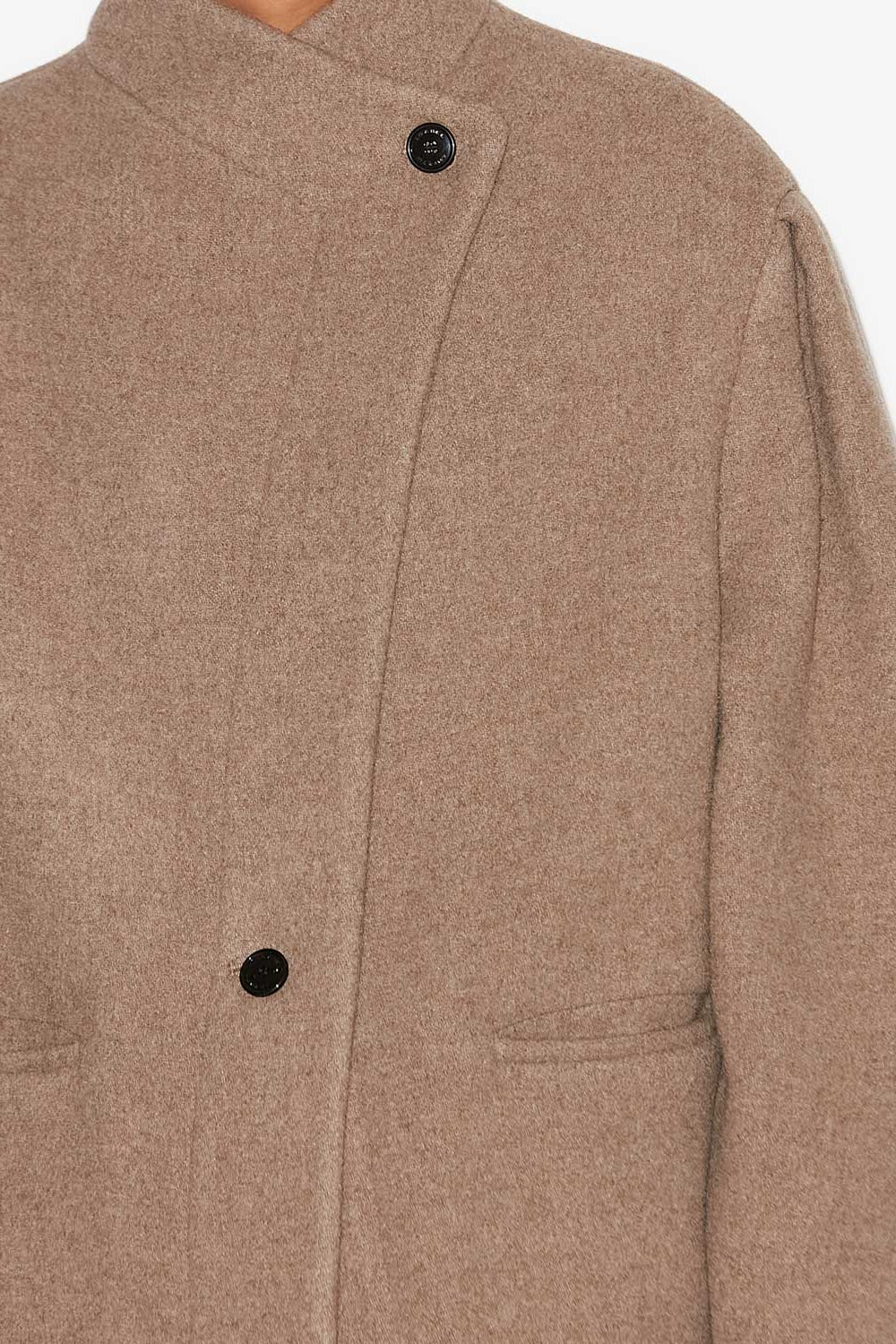 Veste jabadi en laine mélangée - Taupe - Woman - 3