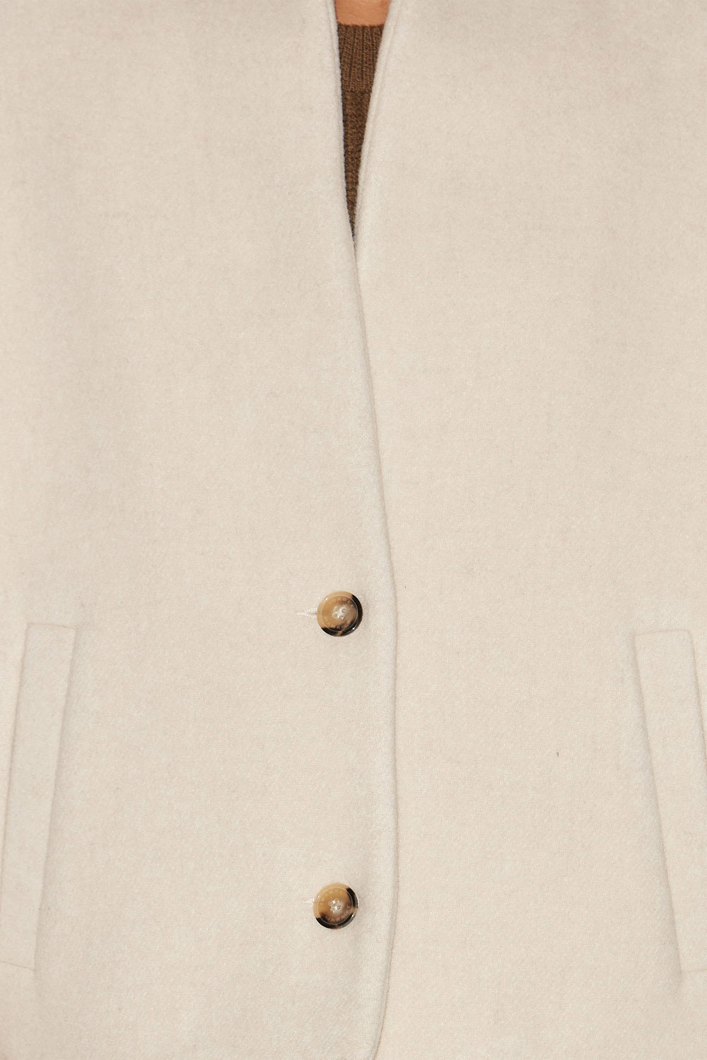 Veste tailleur drogo en laine mélangée - Écru - Woman - 3