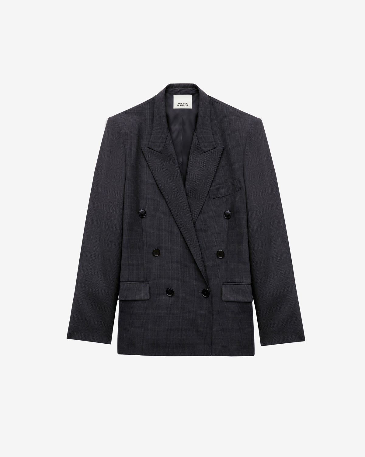 Veste tailleur en laine prince-de-galles klero - Anthracite - Woman - 5