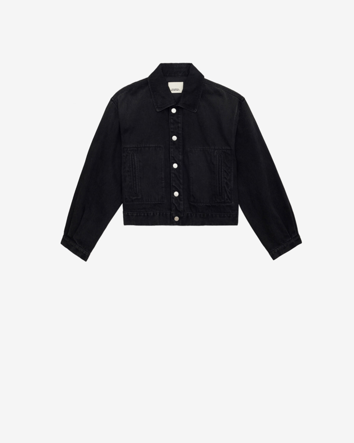 Klassische jacke josephine aus denim - Schwarz gewaschen - Woman - 6