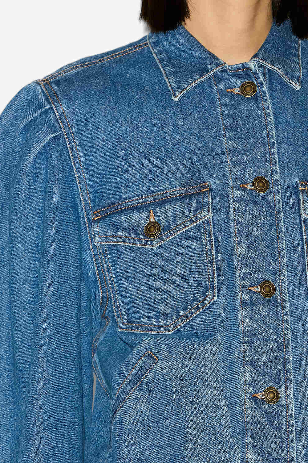 Veste workwear nolinea en denim - Bleu - Woman - 3