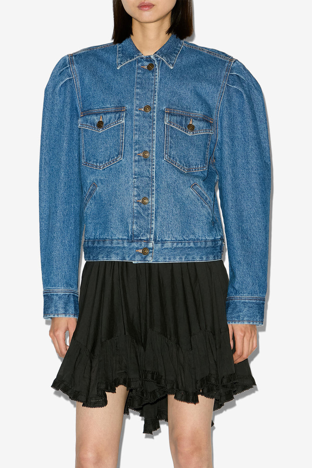Veste workwear nolinea en denim - Bleu - Woman - 4
