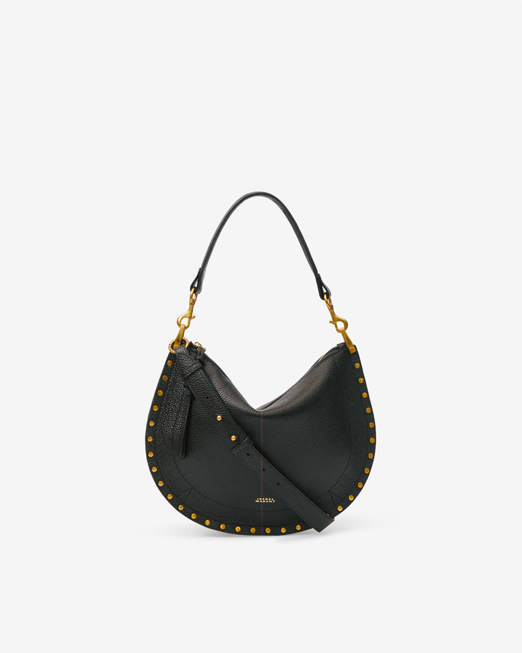 Isabel Marant Sac Oskan Soft Zip en cuir grainé