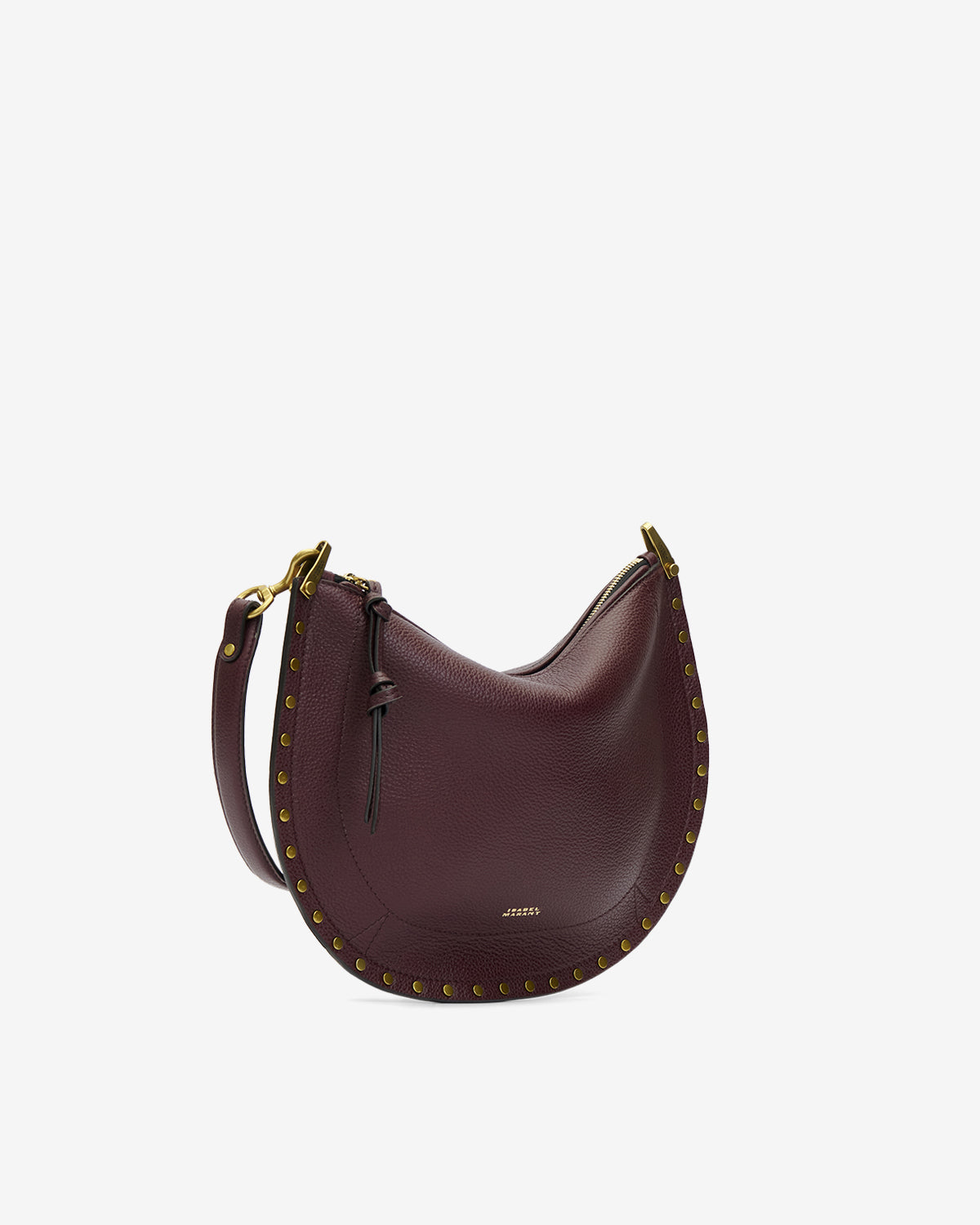 Oskan soft zip shoulder bag Woman Burgundy 7