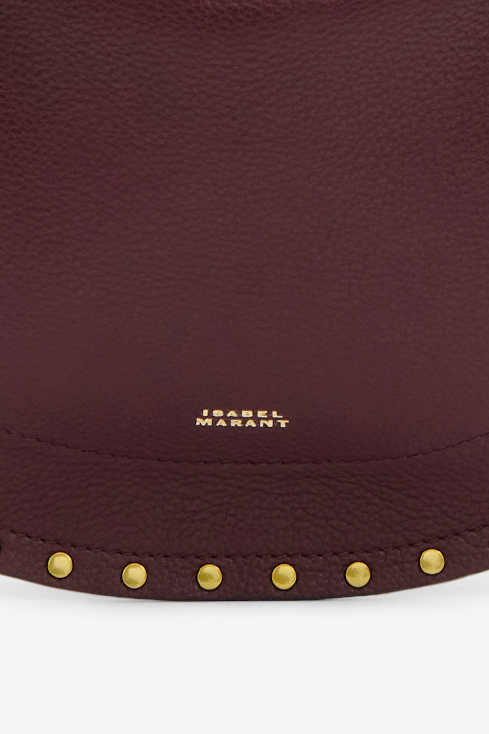 Sac bandoulière oskan soft zip en cuir - Bordeaux - Woman - 2