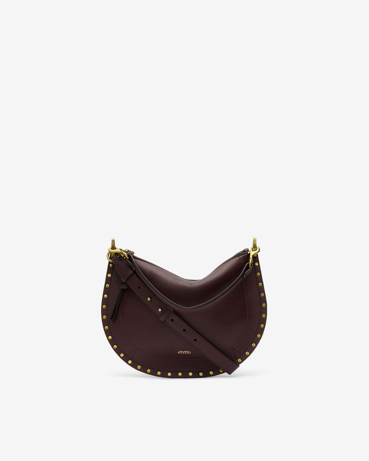 Oskan soft zip shoulder bag Woman Burgundy 7