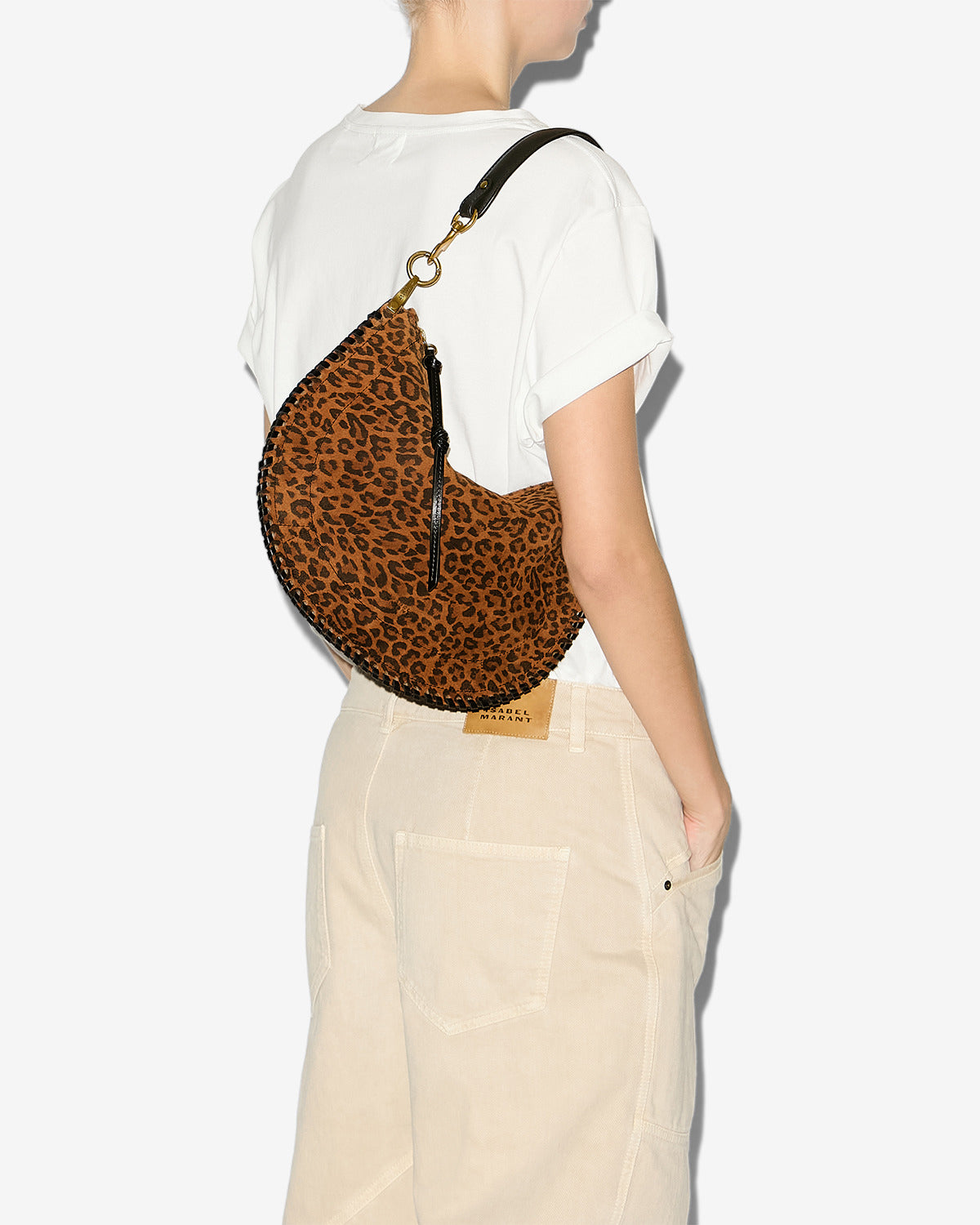 Sac oskan soft zip Woman Léopard 3