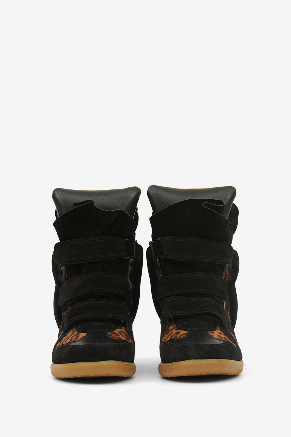 Sneakers con zeppa bekett in pelle - Leopard - Woman - 4