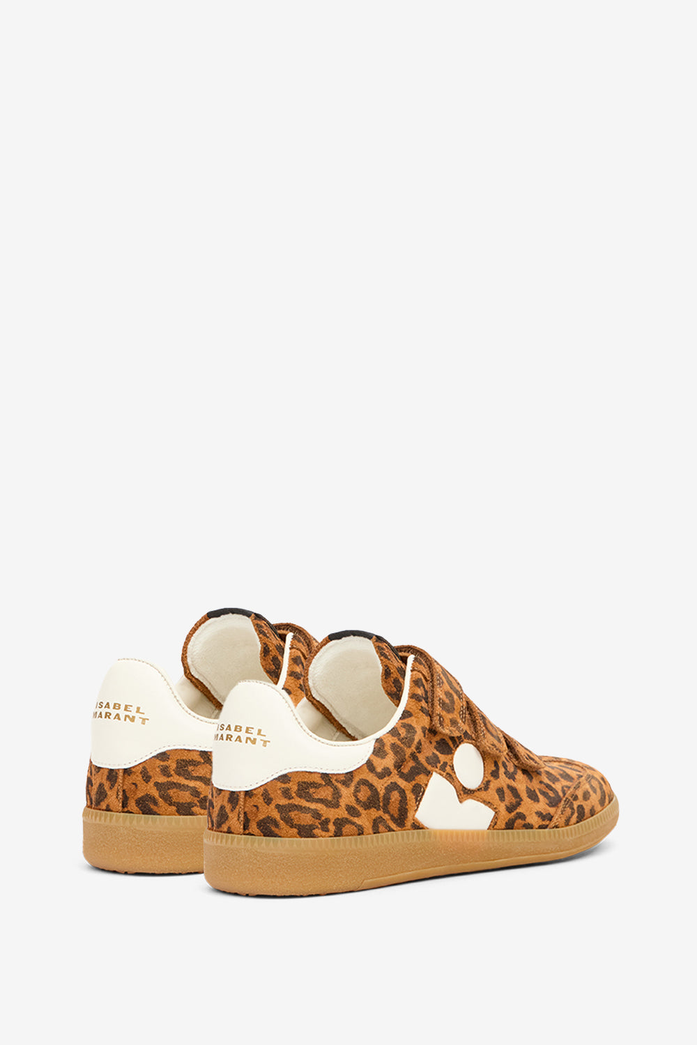 Beth 프린트 스웨이드 송아지 가죽 로우탑 스니커즈 - Leopard-ecru - Woman - 2
