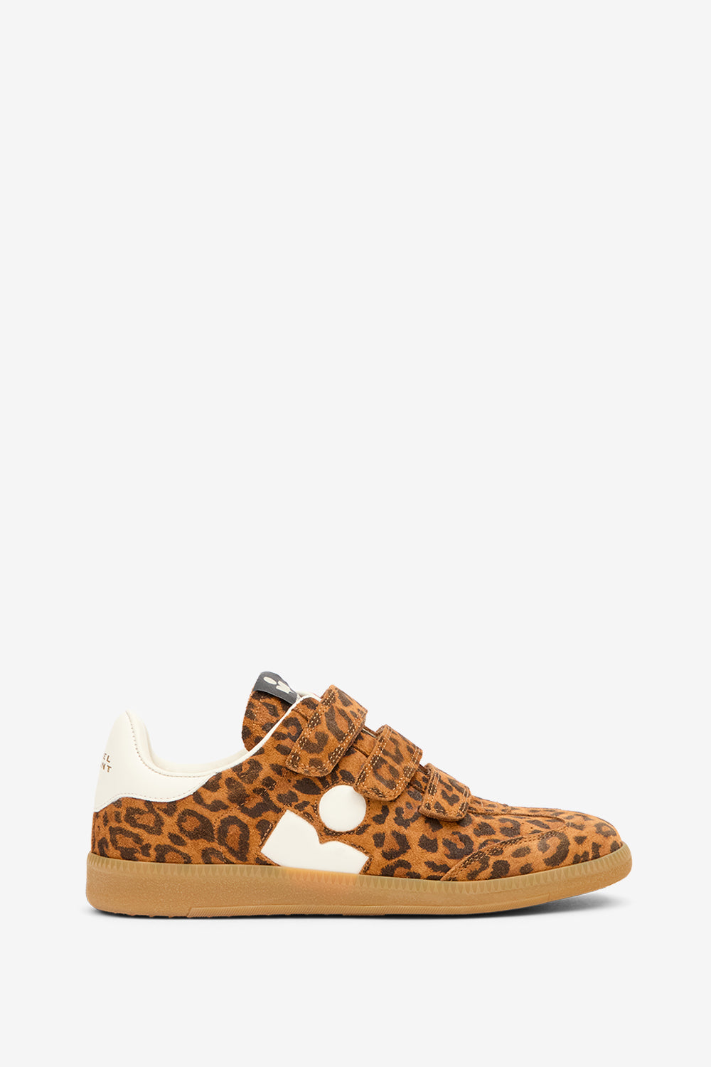 Beth 프린트 스웨이드 송아지 가죽 로우탑 스니커즈 - Leopard-ecru - Woman - 1