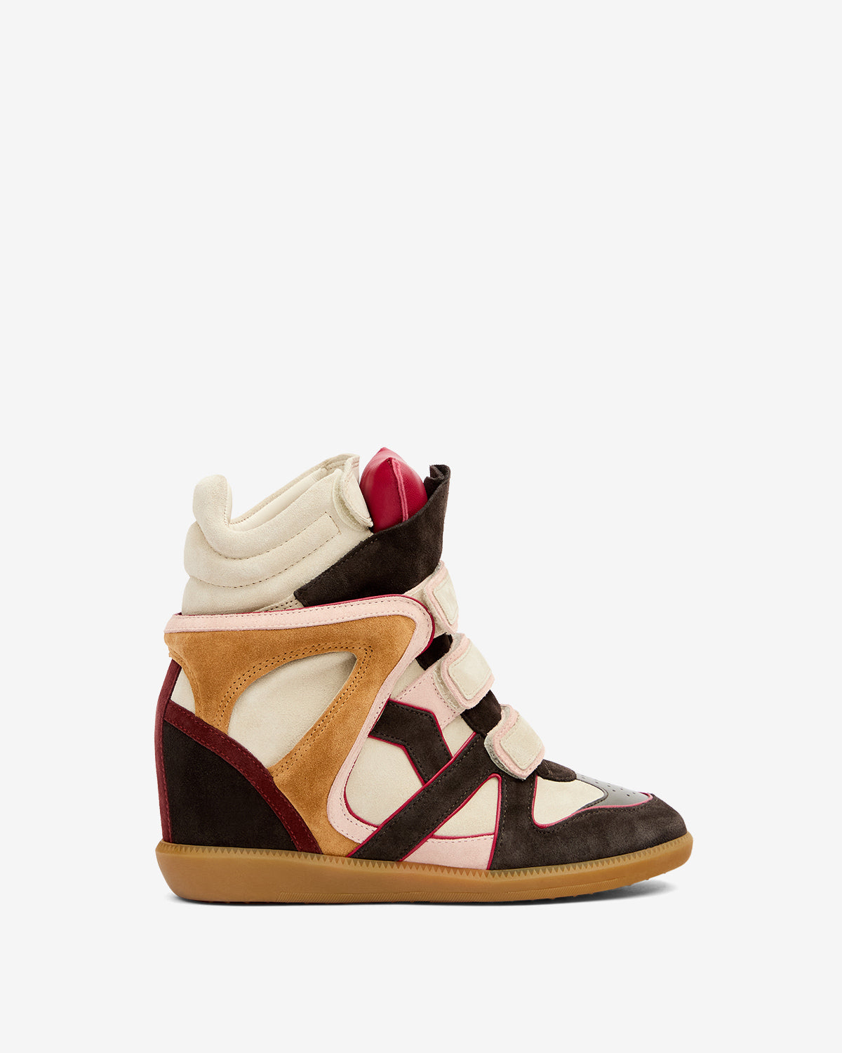 Baskets compensées bekett en cuir - Multicolor - Woman - 1