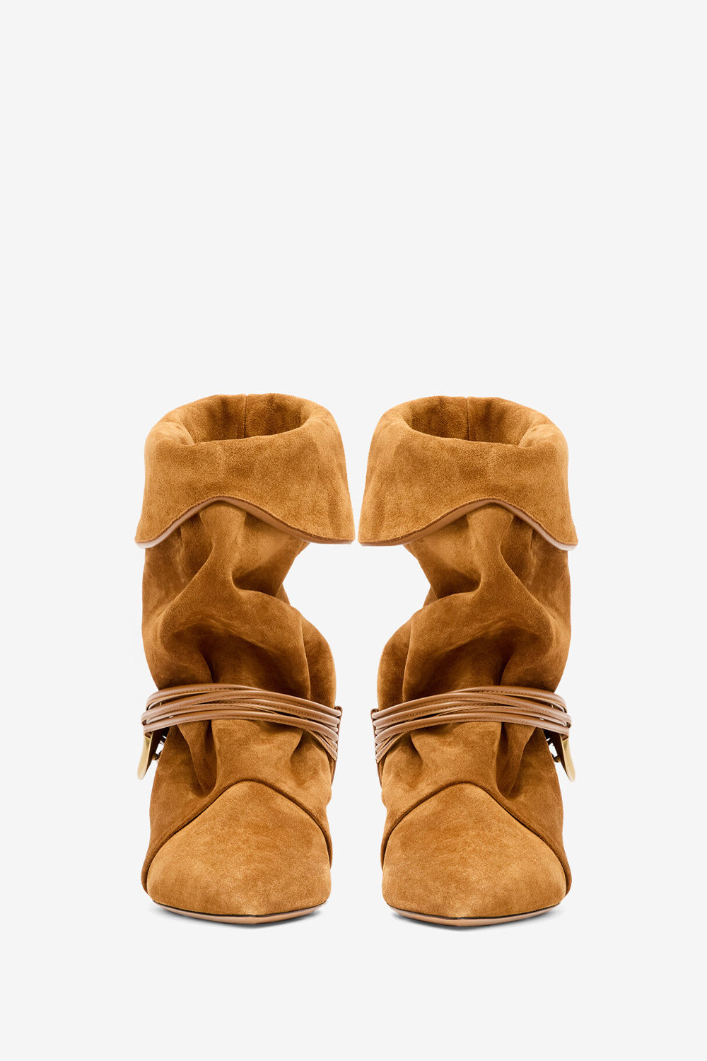 Boots edrika drapées - Cognac - Woman - 4