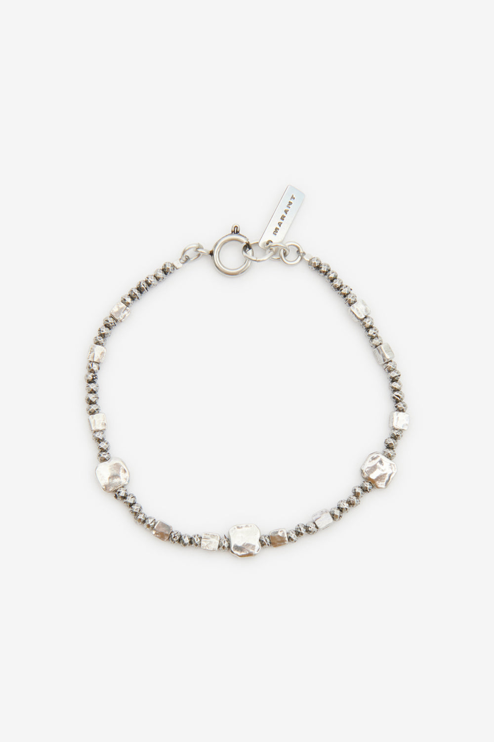 Gary beaded bracelet - Silver - Man - 1