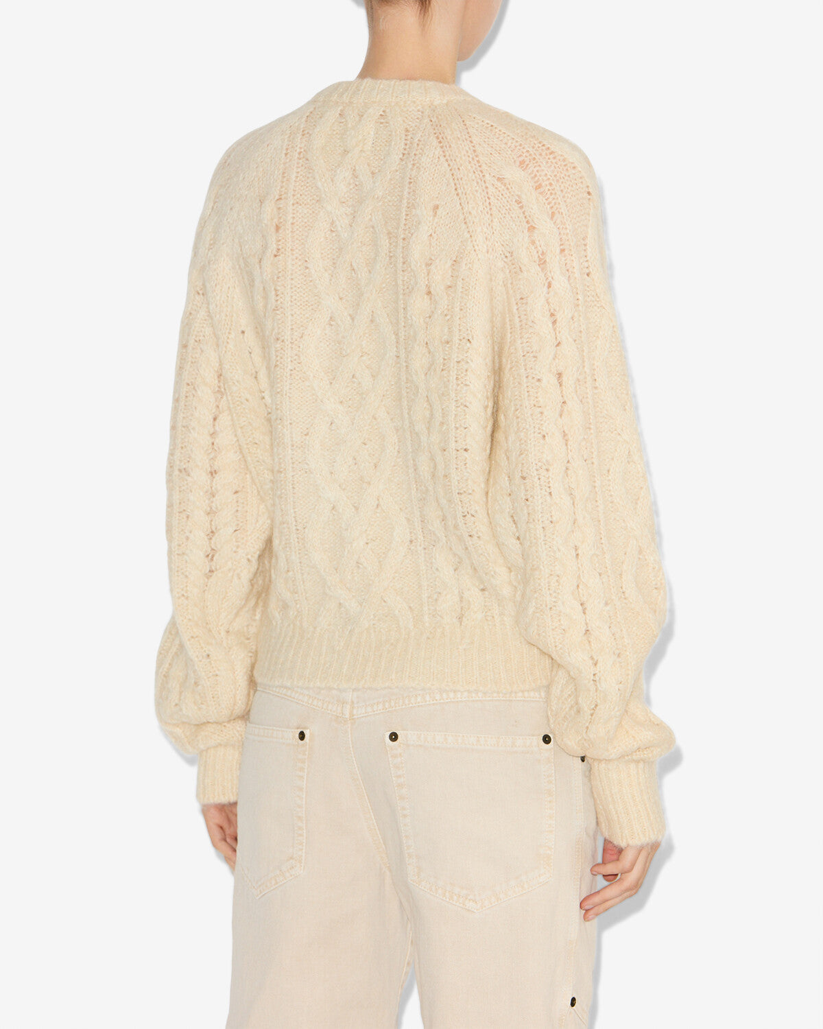 Yara cardigan Woman Ecru 4