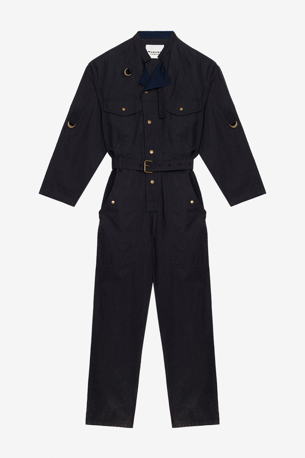 Dahona cotton pantsuit - Black - Woman - 1