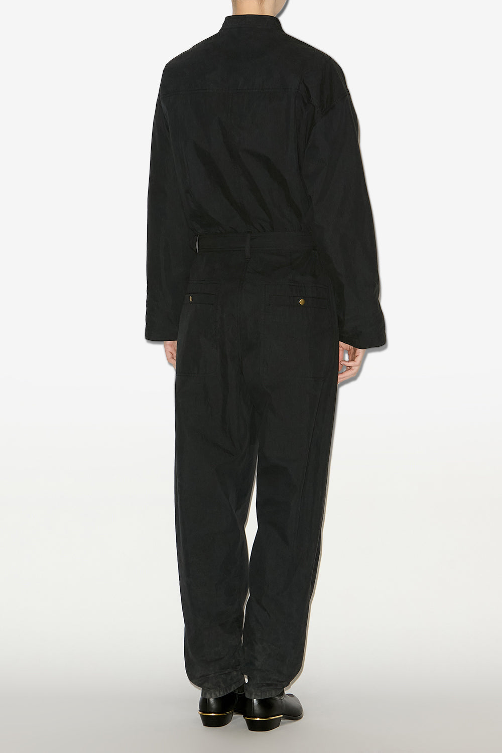 Dahona cotton pantsuit - Black - Woman - 4