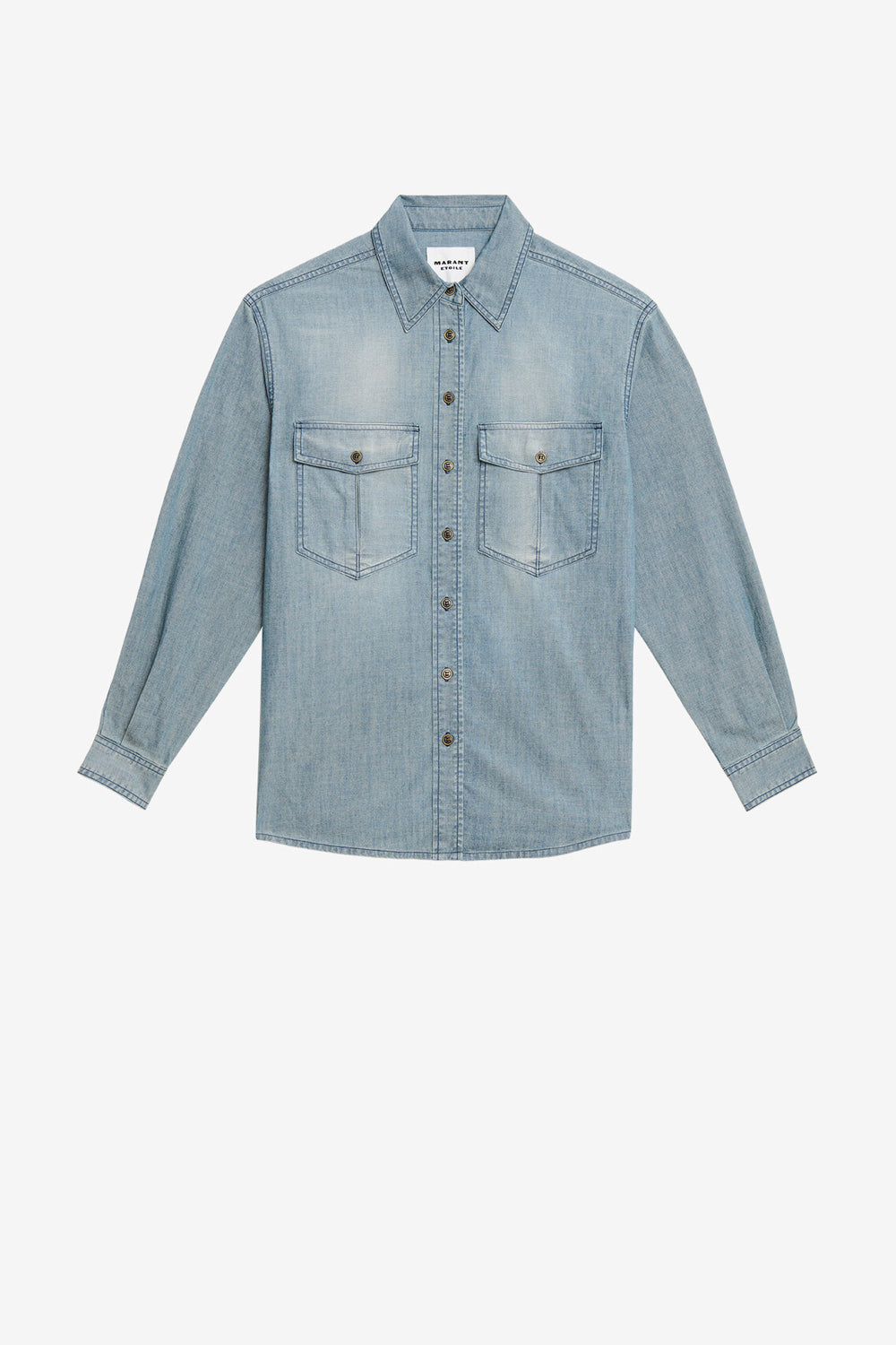 Ovelia chambray shirt - Blue - Woman - 1