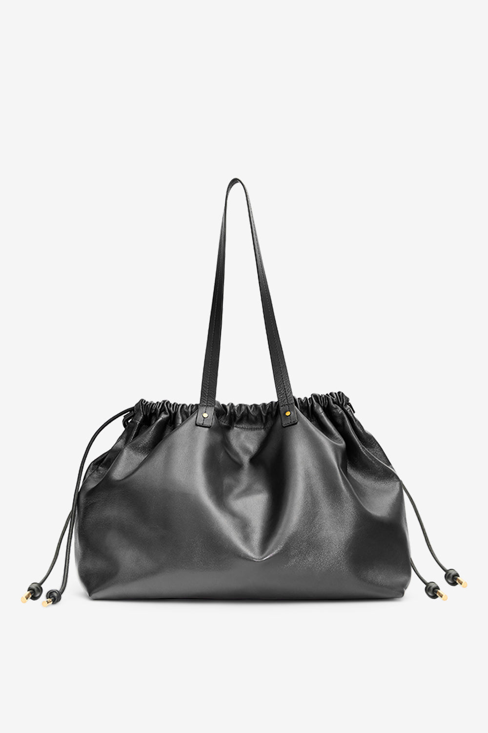 Silven e/w シャイニーレザー製 トートバッグ - 黒 - Woman - 3