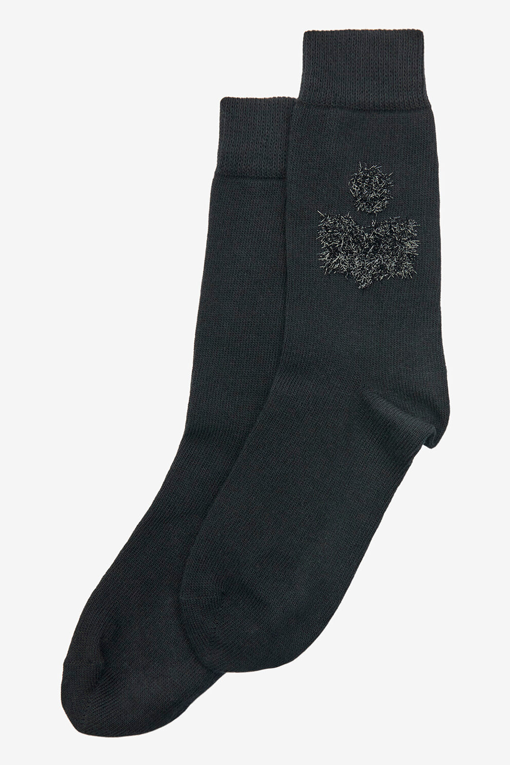 Chaussettes hautes en maille fine sourya - Noir - Woman - 1