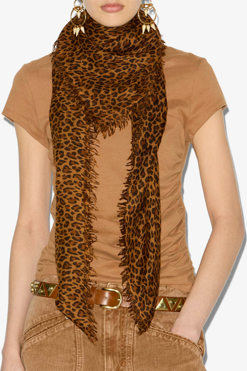 Madicia ウール＆カシミヤ製 ストール - Leopard - Woman - 2