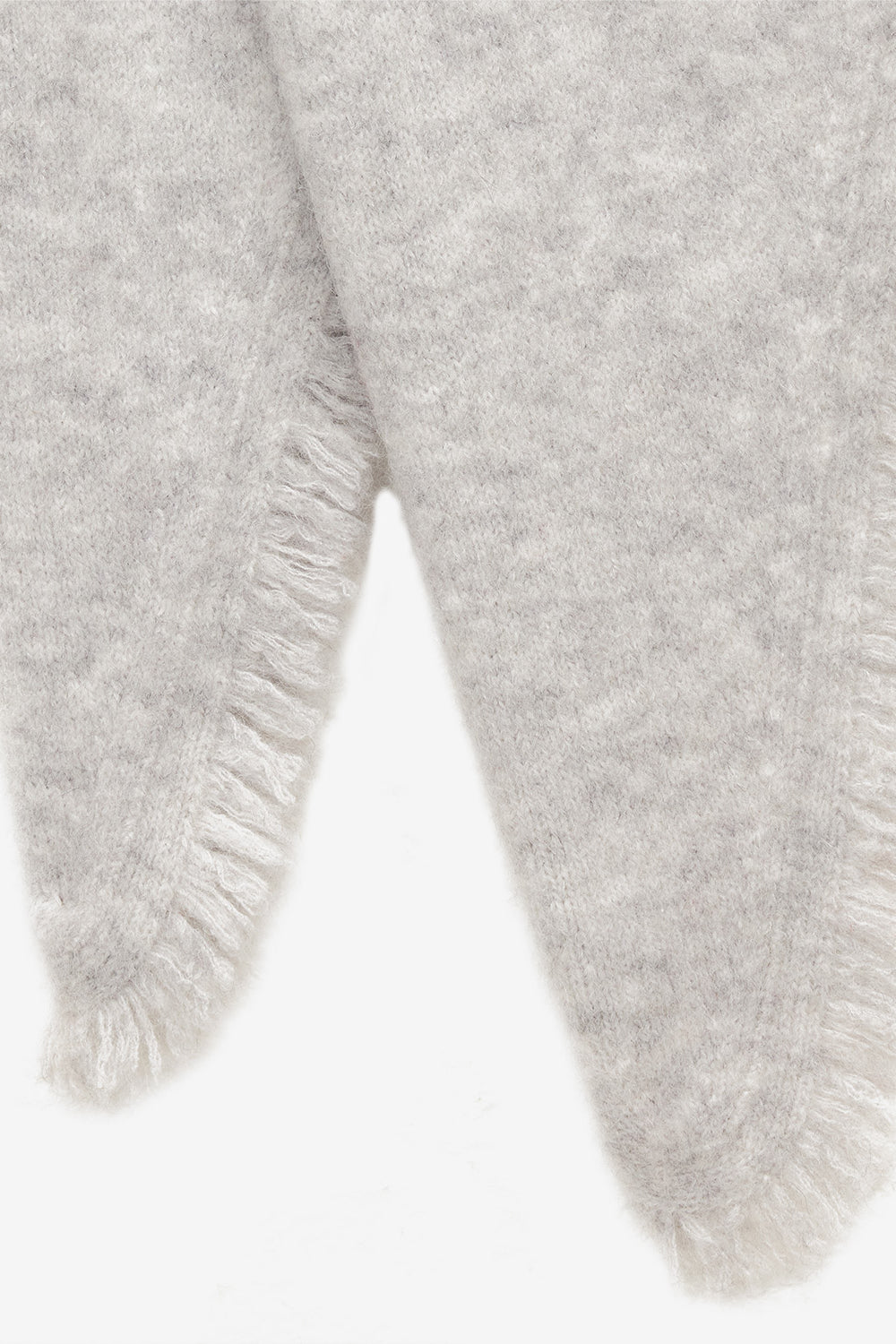 Penina ベビーアルパカ 杢編みストール - Light gray - Woman - 3