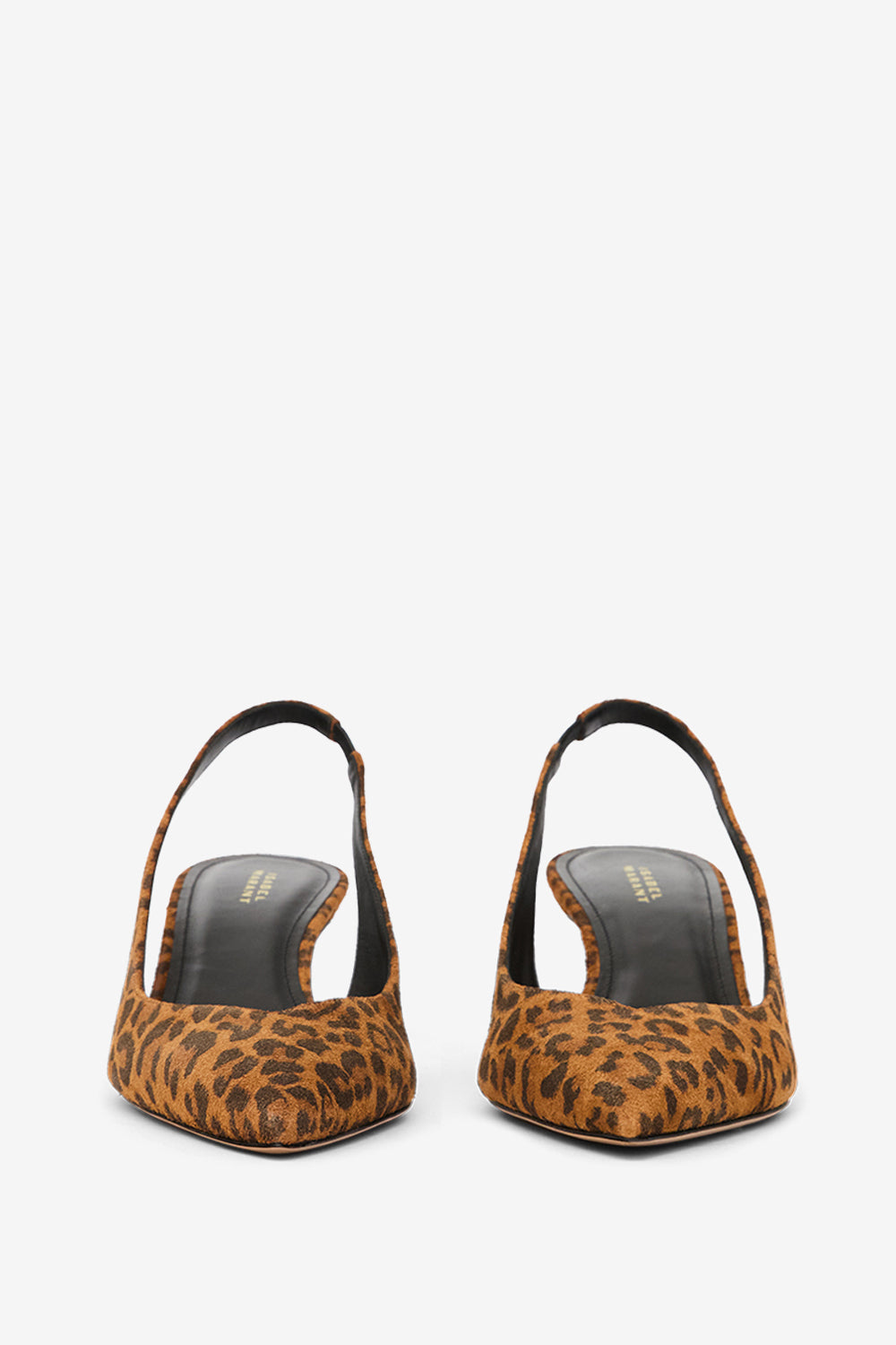 Padim slingback pumps in leopard suede leather - Leopard - Woman - 4