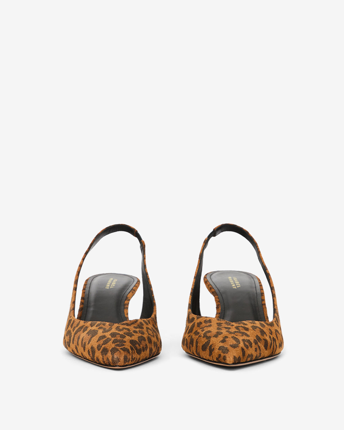 Padim slingback pumps in leopard suede leather - Leopard - Woman - 4