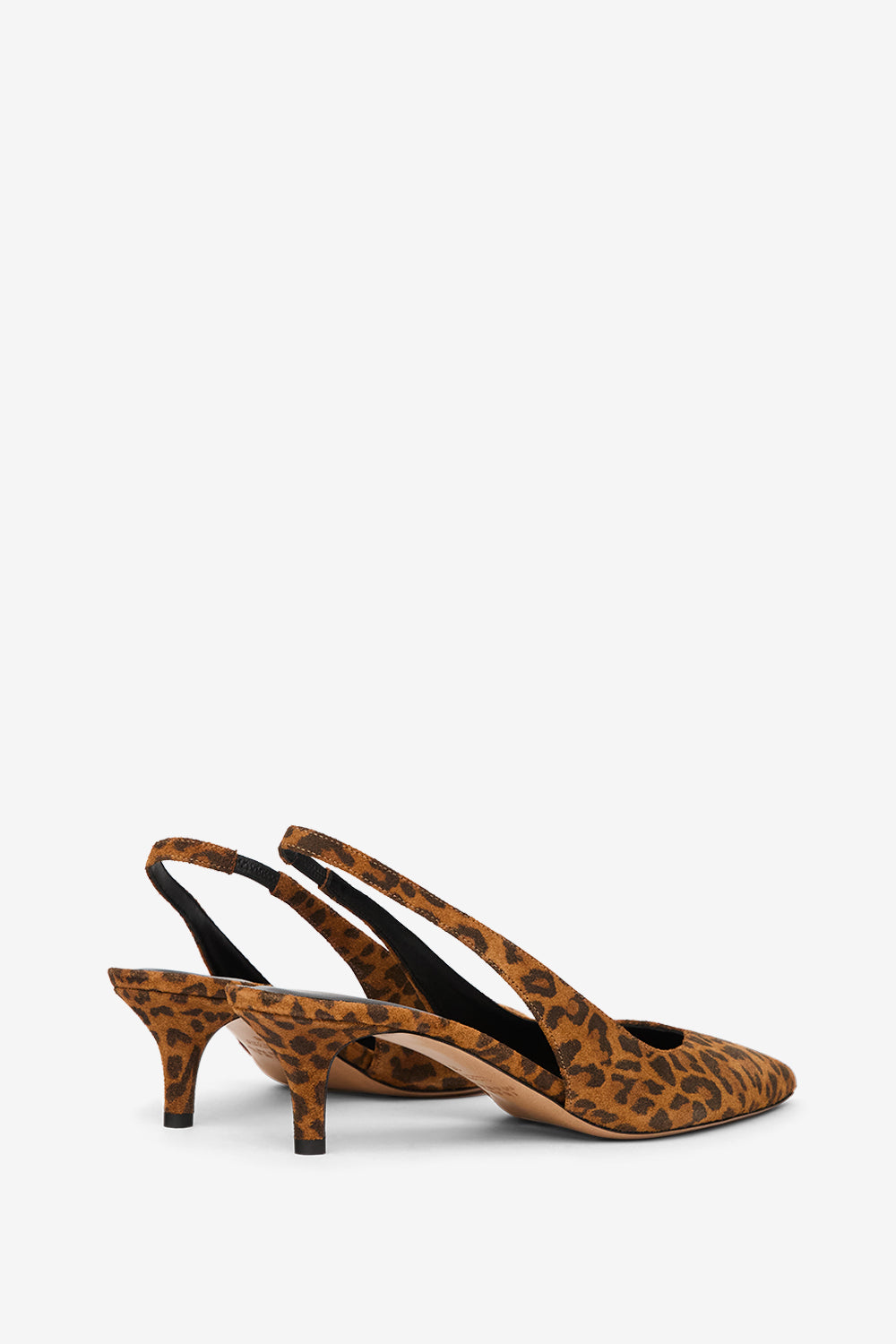 Padim slingback pumps in leopard suede leather - Leopard - Woman - 2