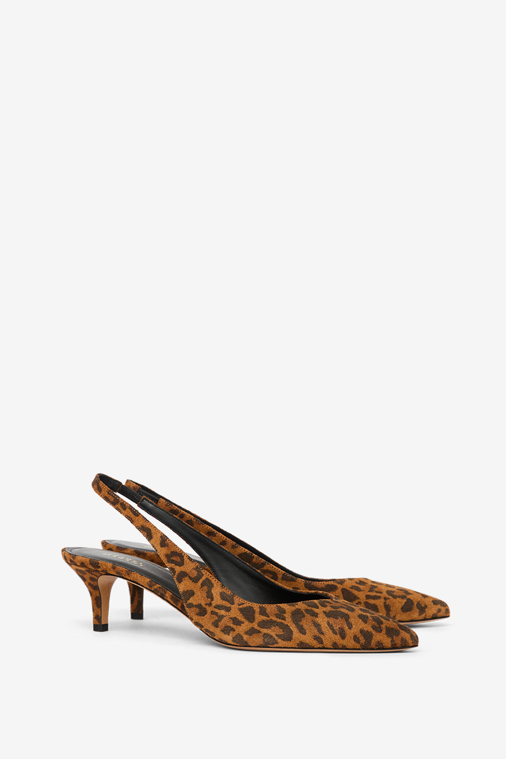 Padim slingback pumps in leopard suede leather - Leopard - Woman - 3