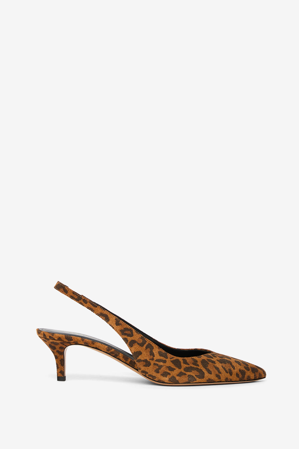 Padim slingback pumps in leopard suede leather - Leopard - Woman - 1