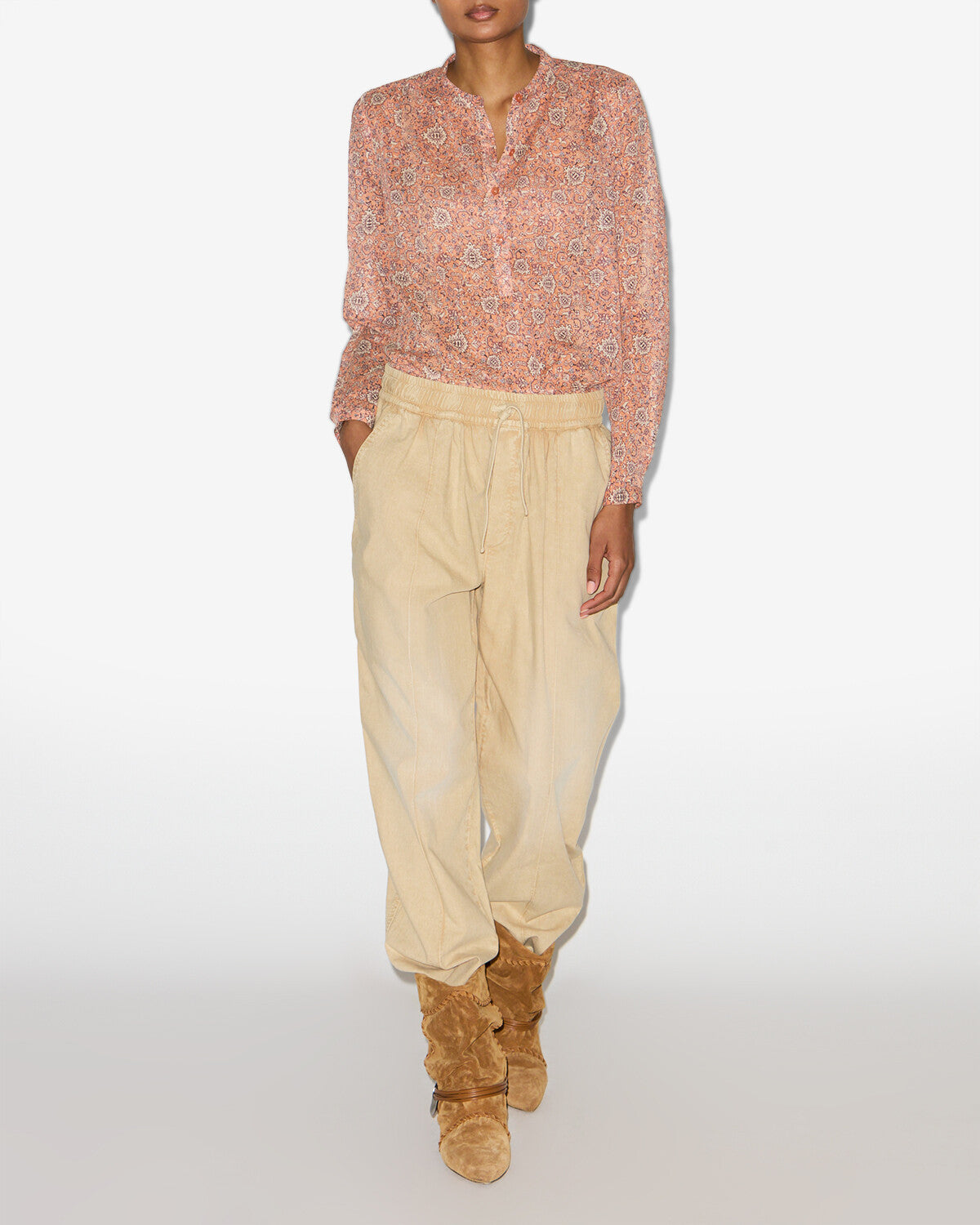 Maria blouse Woman Orange 4