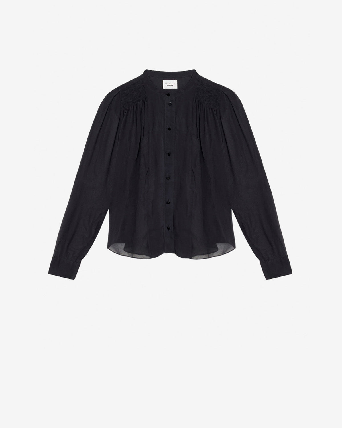 Noeline printed crepe blouse - Black - Woman - 5