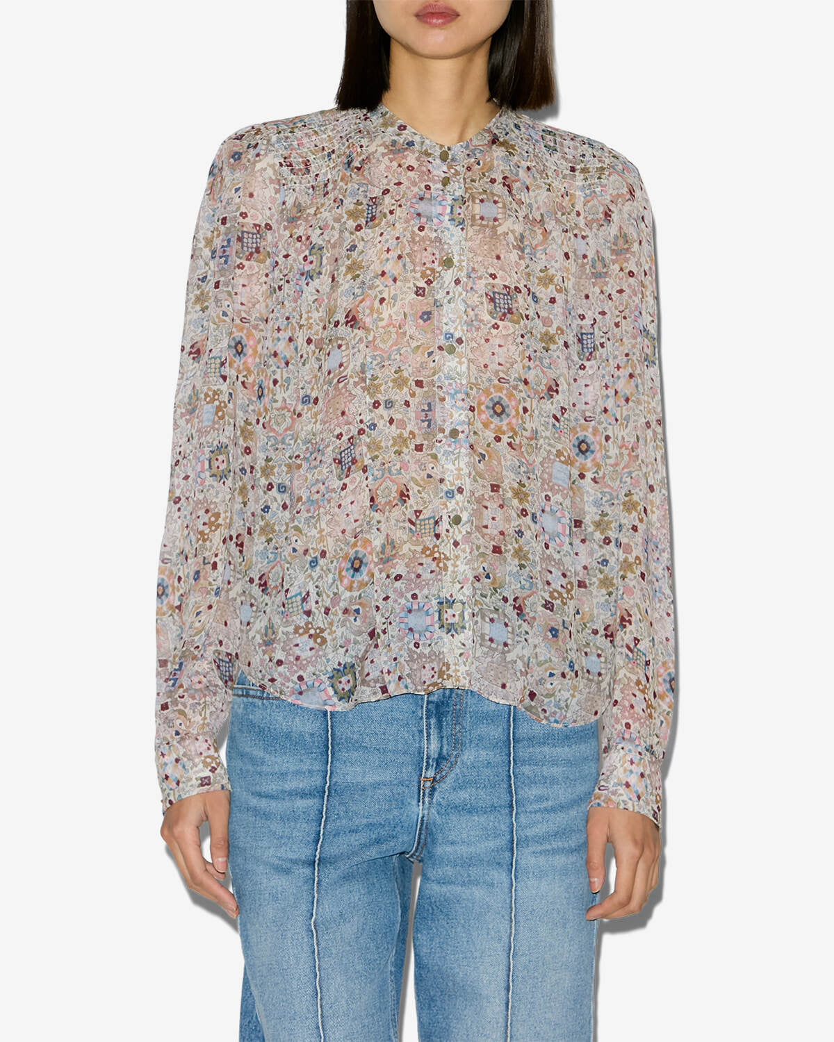 Bluse noeline Woman Naturfarben 4