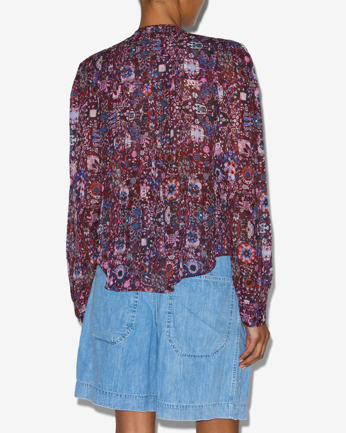 Blusa noeline Woman Plum 4