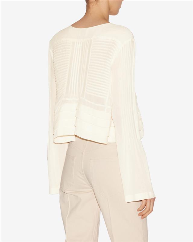 Blouse carolia Woman Écru 4