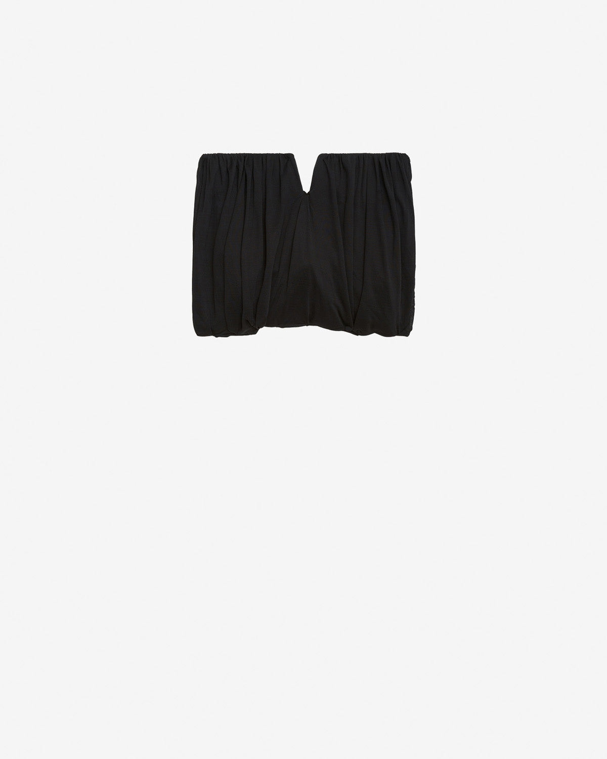 Corpiño amalia de punto jersey drapeado - Negro - Woman - 5
