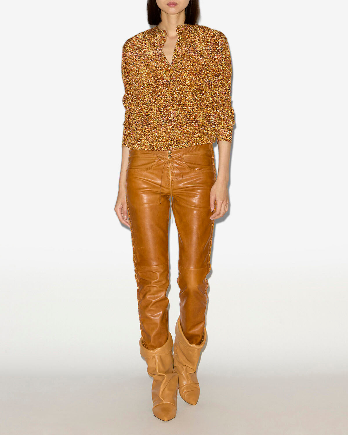 Bluse sima Woman Ochre 4