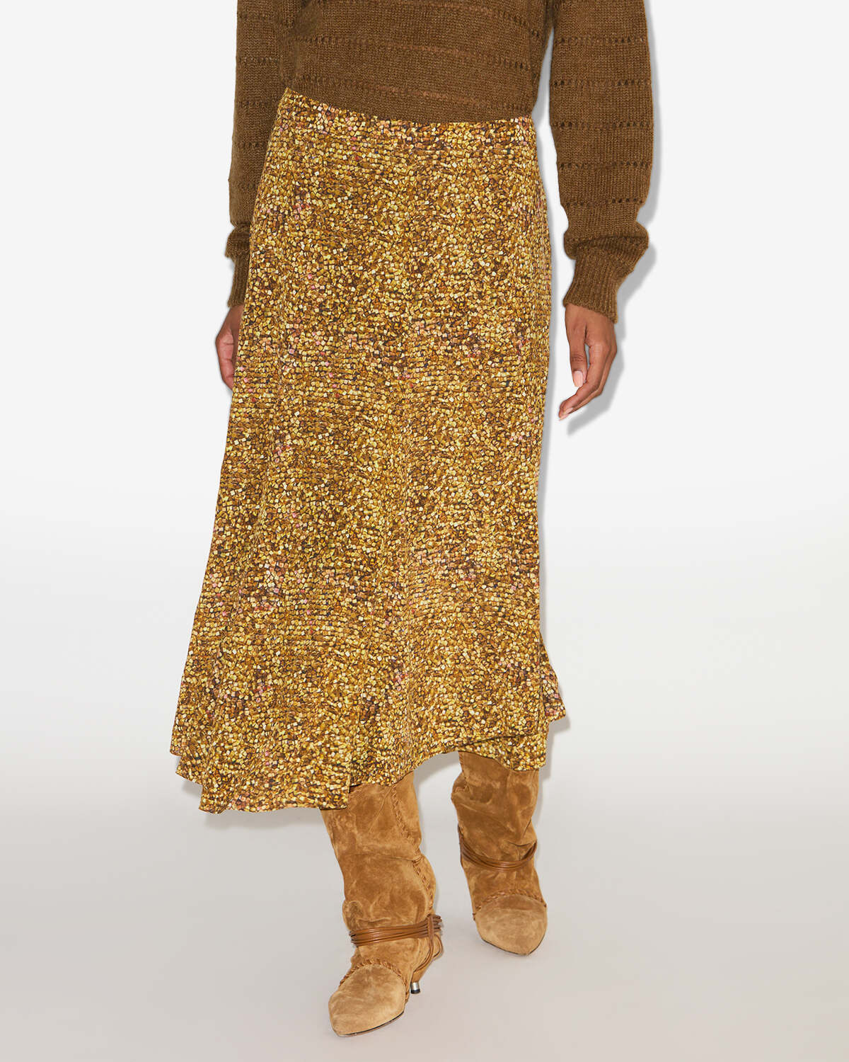 Hortensia 스커트 Woman Ochre 1