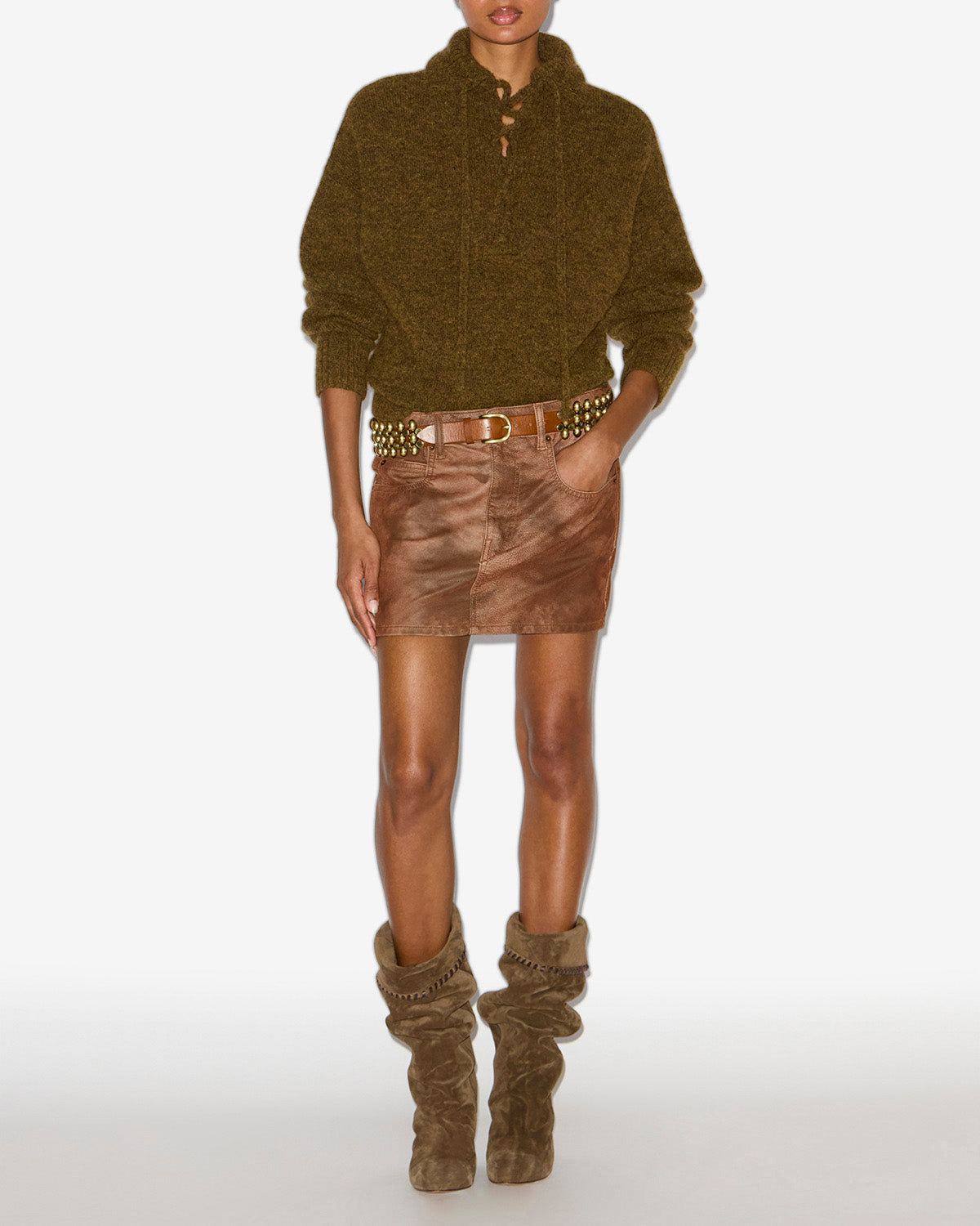 Kimmy skirt Woman Tabacco 4