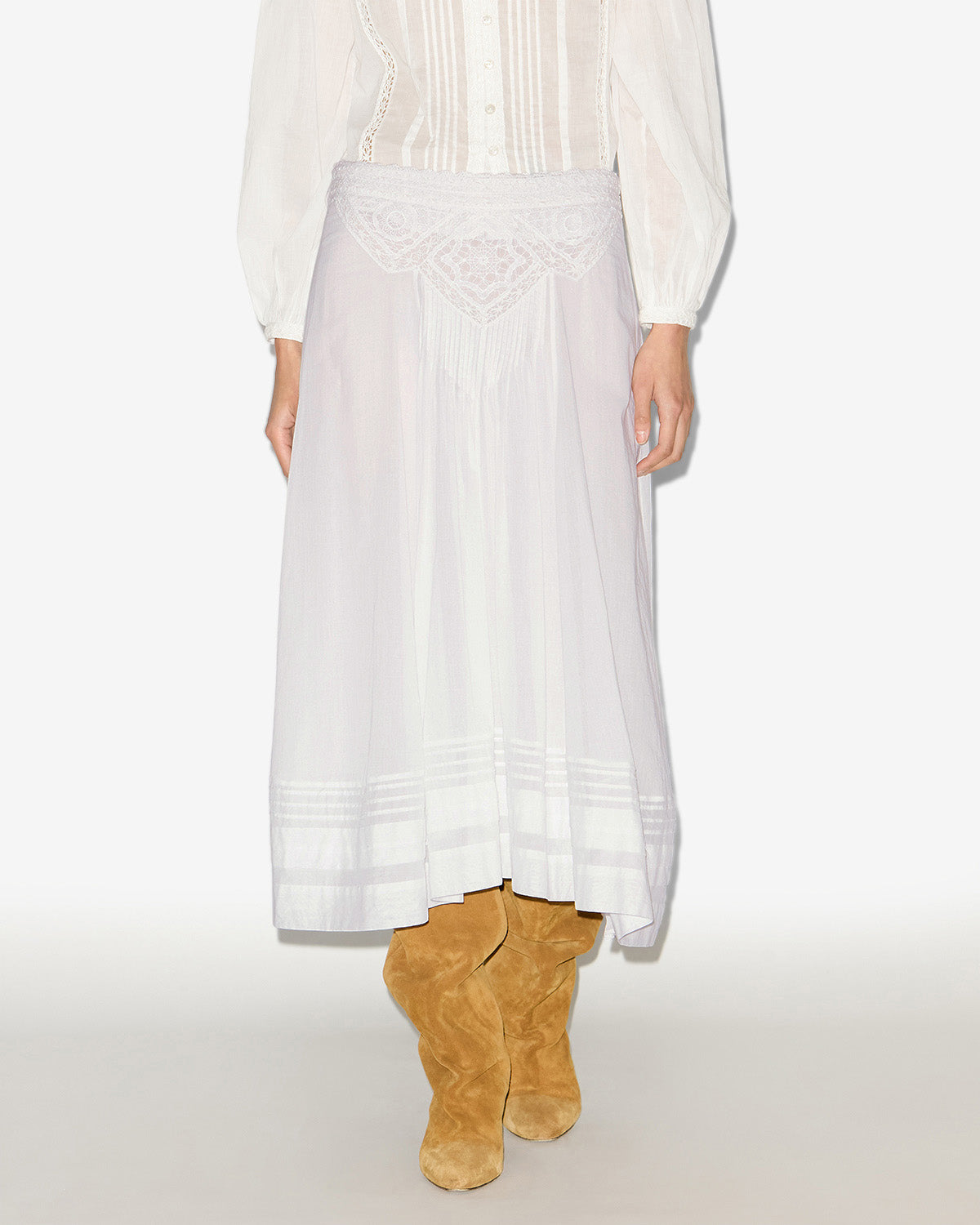 Falda garliana Woman Blanco 4
