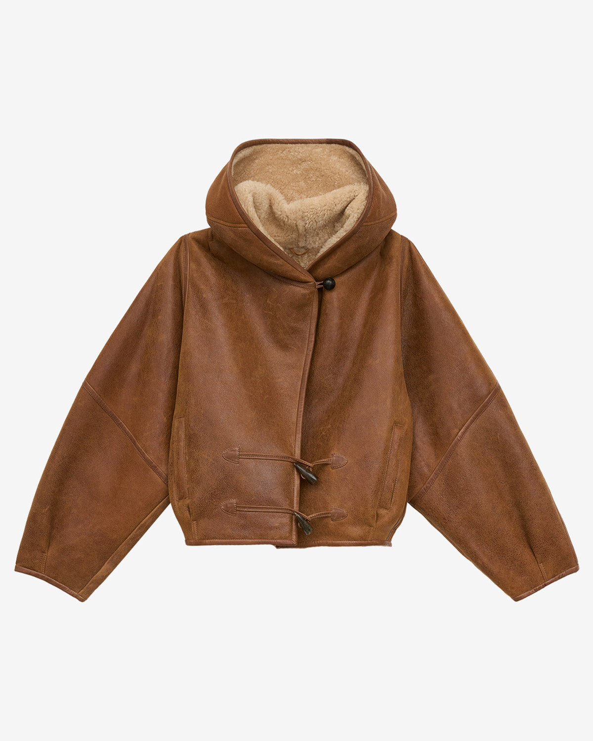 Cappotto amiel Woman Cognac 2
