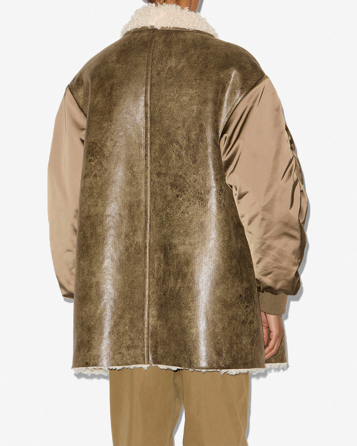 Evina coat Woman Khaki 1