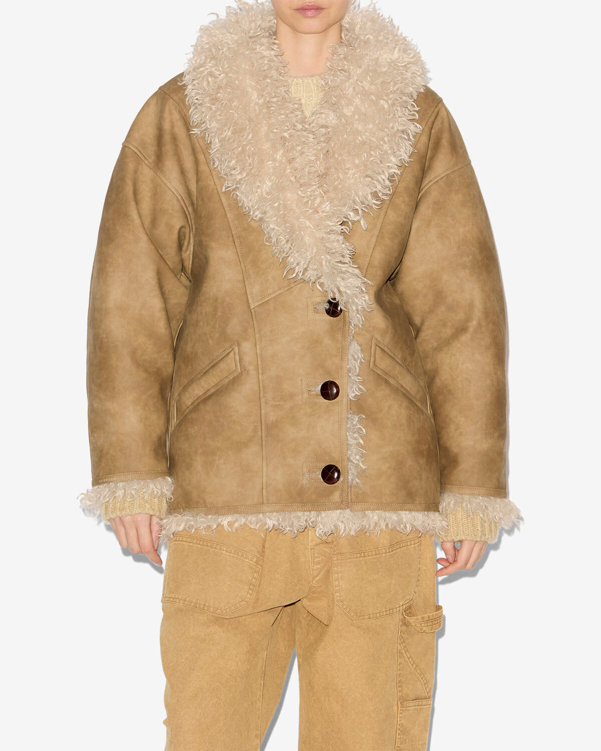 Clea coat Woman Taupe 4